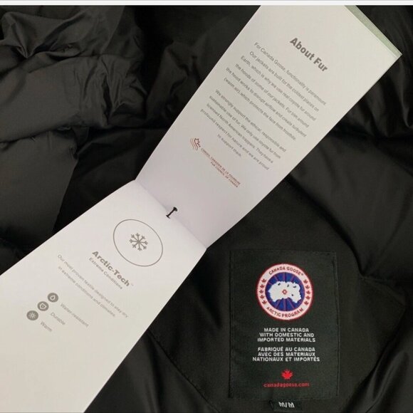 CanGoose Men's black down jacket - Picture 2 of 3